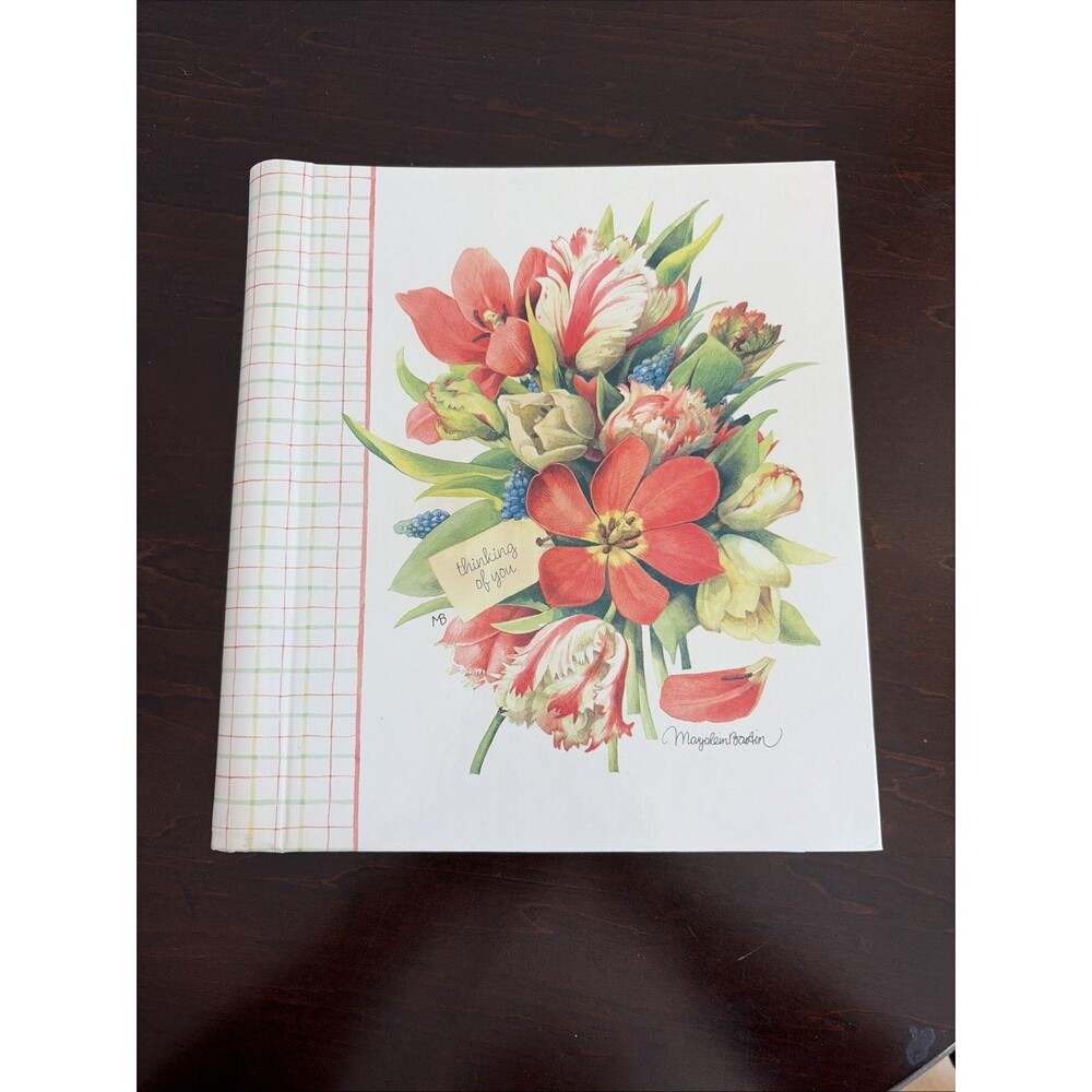 Hallmark Nature's greeting Card Organizer and Address  Book With Floral Artwork